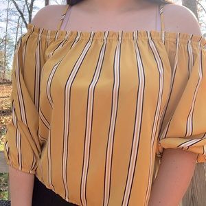 Forever 21 off-the-shoulder top